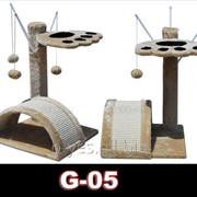 Когтеточка домик игровой комплекс для кота дряпка G-05