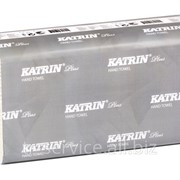 Листовые бумажные полотенца Katrin Plus Non Stop L3, Handypack, Z-укладка - 15 пач/уп, 90 л/пач, 3 слоя фотография
