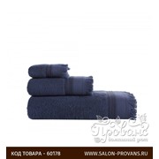Полотенце для ванной Buldan's ALMERIA хлопковая махра тёмно-синий 30х50 фото