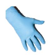 Перчатки медицинские нитриловые смотровые неопудренные (синий нитрил) фото