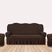 Чехлы на диван и 2 кресла жаккардовые фото