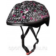 Шлем велосипедный детский INDIGO CITY 8 вентиляционных отверстий IN071 S Серо-розовый фото