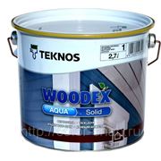 Вудекс аква солид Текнос (Woodex Aqua Solid Teknos), 9л - Антисептик для наружных работ по дереву. фото