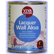 Лак для деревянных стен на водной основе Lacquer Wall Akva Vivacolor полуматовый 0,9л. фото