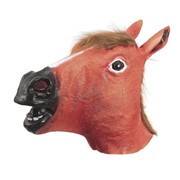 Маска коня (коричневая) фотография