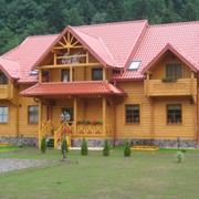 Будівництво дерев'яних будинків та інших споруд фото