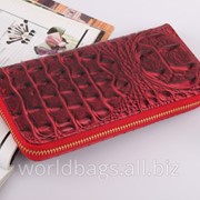 Женский стильный кошелёк 8010 красный фото