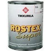 РОСТЕКС СУПЕР (Rostex super), антикоррозийная грунтовка по металлу, алюминию Тиккурила (черный) 10л фото