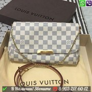 Louis Vuitton Сумка Клатч Favorite Azur Белый фото