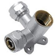 Водорозетка с двумя выходами 16 х1/2» фото