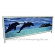 Экран под ванну Метакам Ультралёгкий АРТ (Дельфины)