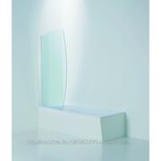 INR Шторка для ванны Inr Linc Cascade 010501.0204 85x144/155 прозрачное стекло, профиль матовое серебро фото