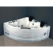 Гидромассажная ванна мод338 1550*1550*75 двухместная Гидро-аэро массаж Встроенный смеситель Лейка с шлангом Пульт