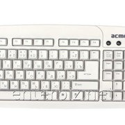 Клавиатура Acme KS01 standard keyboard /EN/RU/LT/White (4770070864661) фотография