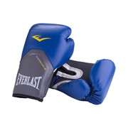 Перчатки боксерские Everlast Pro Style Elite 2216E, 16oz, к/з, синий фотография