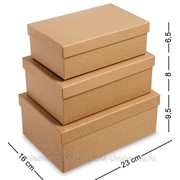 Набор коробок из 3шт Браун WG-110 фото