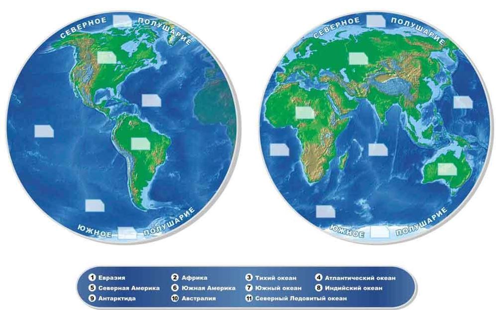 Западное полушарие материки и океаны. Карта полушарий земли. Карта полушарий с материками. Карта полушарий с материками и Океанами. Карта полушарий для начальной школы.