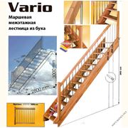 Маршевая деревянная лестница Minka Vario