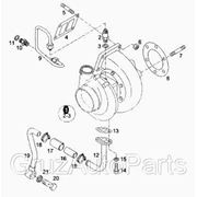Турбина MAN TGA 18 480 Б/У Модель двигателя D2876LF12 51091007599 51091007599 фото