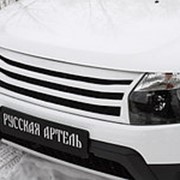 Решетка радиатора Renault Duster 2011-наст.время (с черной сеткой под покраску)