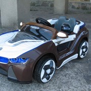 Детский электромобиль BMW i8 VISION 12V, HL 718 коричневый