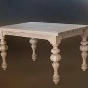 Стол обеденный “1“ деревянный фото