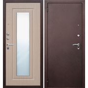 Двери входные металлические “Царское зеркало“ Белёный Дуб фото