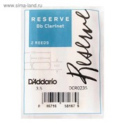 Трости Rico DCR0235 Reserve для кларнета Bb, размер 3.5, 2шт.