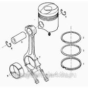 Поршень man 51025117105 Mahle фото