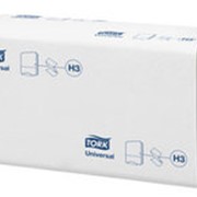 Бумажные полотенца Tork Universal Singlefold H3 белые фото