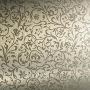 Стекло Гласспан - Цветочный орнамент серебро фото
