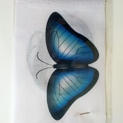 Набор для вышивания крестом “Бабочка“, 19×14 см фото