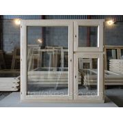 ОДСП 15-15 деревянное окно из клееного бруса со стеклопакетом