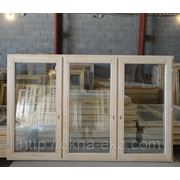 ОДСП 13,5-21 А(3ст) деревянное окно со стеклопакетом из 3-х слойного бруса фото