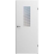 Дверь металлическая противопожарная одностворчатая остекленная EIS-60 2200х1000 фото