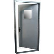 Дверь противопожарная металлическая (остекленная) ДПМО-1 EI60