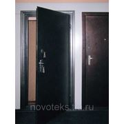 Металлическая утепленная дверь одностворчатая 890 х 2130 фотография
