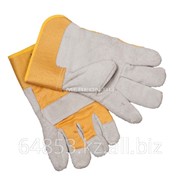 Перчатки Юкон кожаные комбинированные утепленные ПЕР080 фото