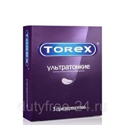 Презервативы Torex Ультратонкие - 3 шт. фото