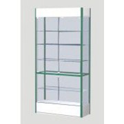 Шкаф-витрина В2 зеленый