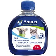 "Лайна для животных" - средство для уборки и дезинфекции, 0,3л