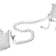 Серебристые наручники-браслеты Desir Metallique Handcuffs фотография