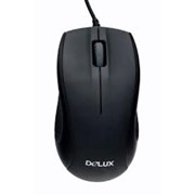Мышь Delux-375OUB - 3D - Оптическая 1000dpi USB black фотография