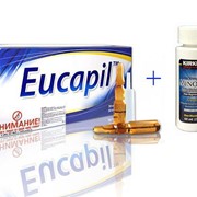 Эвкапил (Eucapil) 30х2 мл и Киркланд Миноксидил (Kirkland Minoxidil) 5% лосьон 60 мл - наиболее эффективный набор средств для роста волос, на 1 месяц фото
