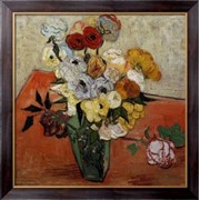 Картина Розы и анемоны, Винсент ван Гог