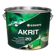Особо прочная моющаяся полуматовая краска для стенEskaroAkrit 20