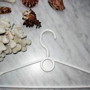 Вешалки плечики(42 см) пластмассовые с поворотним крючком фото