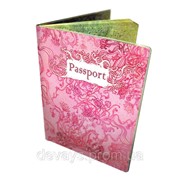 Прикольная обложка на паспорт Розовый сад фотография