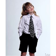 Шорты и бриджи школьные. блуза 1233, шорты 2329, галстук. фото