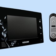 Комплект цветного видеодомофона Kocom KCV-A374 LE и DVC-311C фотография
